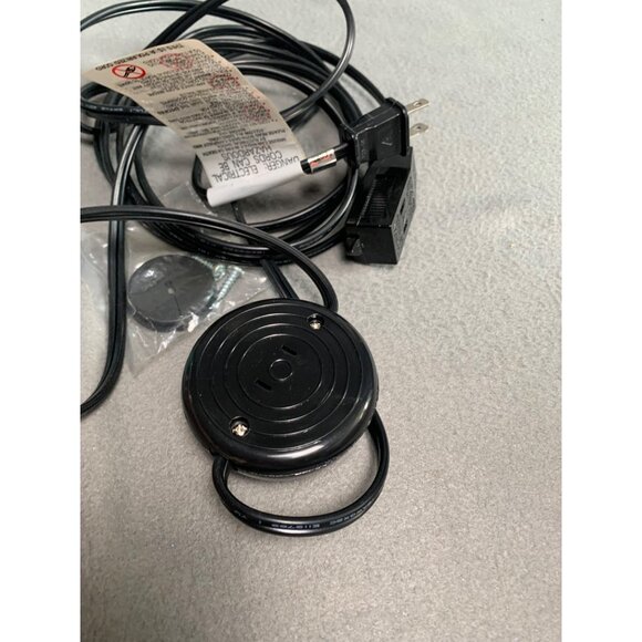 Foot Switch Inline Cord with 2 Prong Plug & Assembly Parts - Easy Control for La - Picture 5 of 6